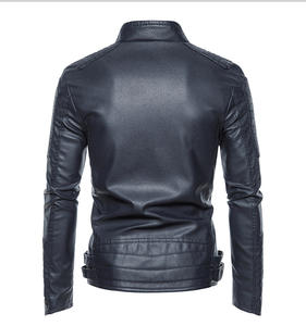 Venta al por mayor de alta calidad de talla grande chaqueta de cuero para los hombres de cuello alto de uso al aire libre nueva condición de tela de alta calidad chaqueta de invierno - Product Image 2