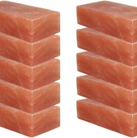 Briques de sel rose de l'Himalaya pour salles de sauna au sel et panneau mural de spa 20*10*2 cm briques de carreaux de sel de l'Himalaya