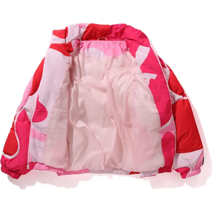 Veste matelassée à col montant en toile imprimée par sublimation personnalisée pour l'hiver, avec logo sur le devant, pour hommes, 2025 - Product Image 2