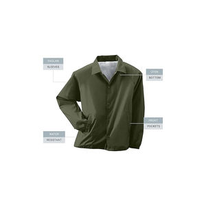 Chaqueta Cortavientos Personalizada al por Mayor para Hombre, Cuello Alto, Transpirable, de Poliéster y Elastano, Estilo Urbano para Uso en Exteriores en Invierno 2026 - Product Image 6