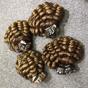 Venta de cinta en cabello humano virgen Remy liso natural para color para mujeres de extensiones de cabello vietnamitas - Product Image 3