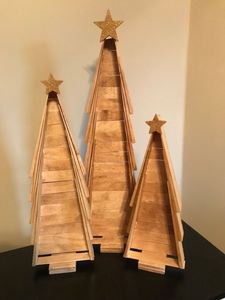 Ornement de sapin de Noël en bois fait main personnalisé de haute qualité, écologique, taille et forme personnalisables, résistant aux intempéries, pour l'extérieur - Product Image 2