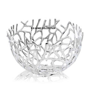 Designer en métal de qualité supérieure en relief dessus de table pour aliments vente bon marché de forme personnalisée vaisselle de table faite à la main bol pour aliments - Product Image 3