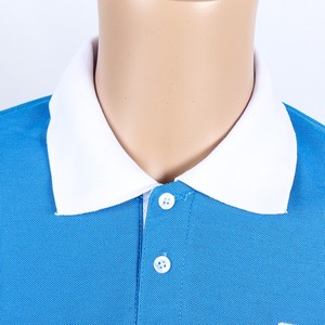 Polo d'été en coton biologique brodé Oem Service personnalisé de haute qualité pour hommes - Product Image 3