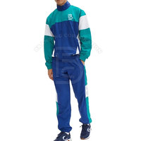 Chándal de nailon para hombre con diseño de servicio OEM, ropa deportiva personalizada, chándal para hombre de tendencia superior