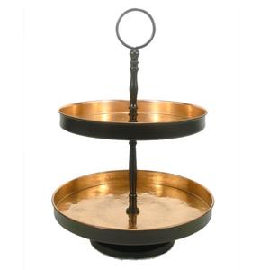 2 Tone Finished Metal Wedding <b>Cake</b> <b>Stand</b> Golden Party Display Dessert Food 2 <b>Tier</b> <b>Cake</b> <b>Stand</b> Set for Wedding <b>Cakes</b> - Product Image 1