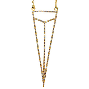 Collar de cadena de eslabones de oro amarillo de 18k, joyería fina hecha a mano con diamantes de pavé Natural, fabricante y proveedor - Product Image 2