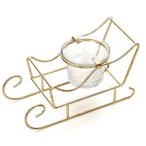 Exclusive Product Metal Wire <b>Santa</b> <b>Sleigh</b> Christmas occasion Indoor outdoor Home Decorative Ornament Elegant - Product Image 1
