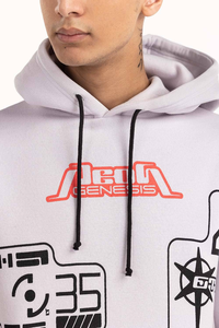 Sudadera con capucha térmica de algodón 100% de calidad de lujo para hombre con estampado personalizado, cremallera completa, estampado de letras de EE. UU., cordones, talla XS, forro polar, Invierno francés - Product Image 3