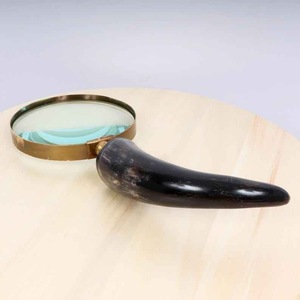 Buffalo Horn Handle Magnifying Glass Handcrafted for Precision Reading and Classic Vintage Style High Quality - Product Image 5