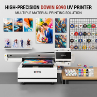 Imprimante UV grand format 6090, imprimante à plat UV, tête XP600, vernis 3D, machine d'impression rotative en relief