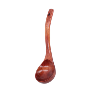Cuchara de sopa de madera de diseño de lujo 100% naturaleza accesorios de cocina ecológicos sopa personalizada cuchara de madera de arroz - Product Image 1
