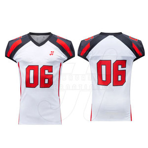 Venta al por mayor de uniformes de fútbol americano baratos personalizados de alto diseño equipo atlético Tops/camisas transpirable Jersey - Product Image 1