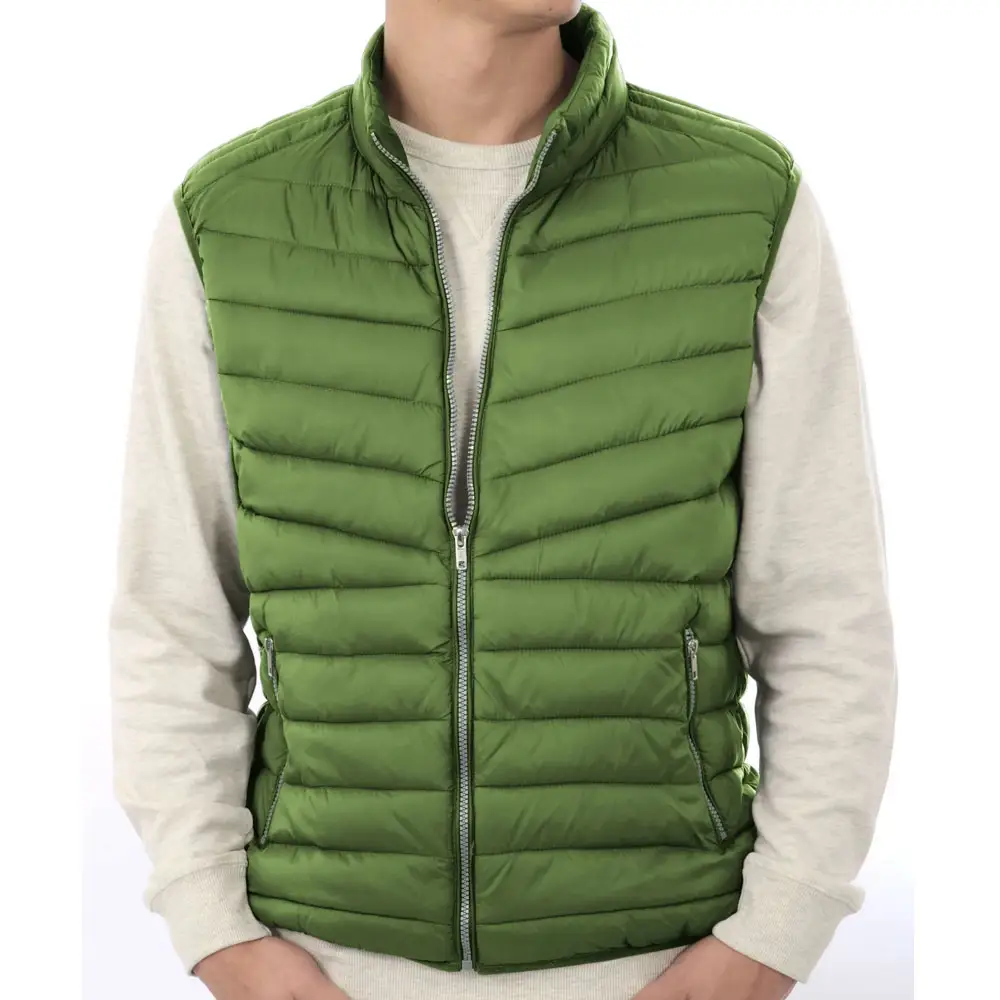 Men's Winter Lightweight Sleeveless Padded puffer Jacket With Duck Down good quality 100% polyester men fashion puffer jackets