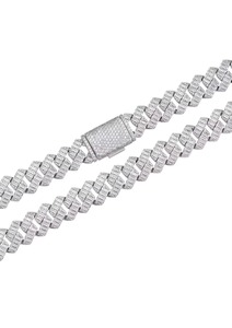 สร้อยคอคิวบันชุบเงินคุณภาพพรีเมียมสุดหรู สำหรับงานปาร์ตี้ งานดนตรี และเป็นของขวัญ ราคาดีที่สุด - Product Image 3