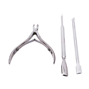 <b>Cuticle</b> Pusher Dual Sided - Sharp Edge Spoon Shaped Double Ended <b>Cuticle</b> Pusher Remover <b>Trimmer</b> With <b>Cuticle</b> Cutter - Product Image 6