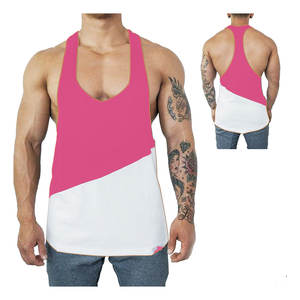 2025 derniers modèles vêtements de sport respectueux de la peau 100% coton gilet Singlet anti-transpiration hommes débardeurs - Product Image 6