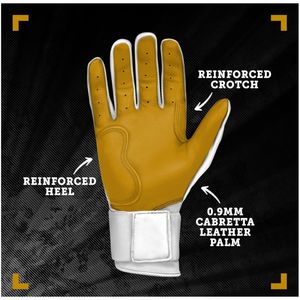 Custom Baseball Gloves Short <b>Cuff</b> Batting Gloves With Best Quality Materials Customized Batting Gloves for Adults Youths - Product Image 2