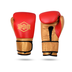 Gants de combat personnalisés de 8oz Gants de boxe professionnels de 12oz en cuir de vachette Gants de gymnastique imperméables MMA pour adultes Tailles 14oz - Product Image 1