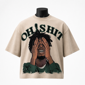 Camiseta Urbana con Diseño Personalizado, Camiseta de Algodón Oversize, Fabricante de Ropa OEM ODM - Product Image 1
