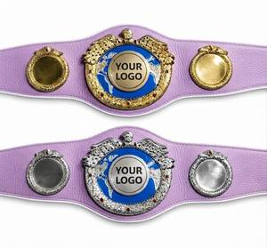 Ceinture de championnat de boxe et de lutte sur mesure, en cuir, style MMA/Judo, fabrication personnalisée - Product Image 2