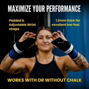 Nouvelle arrivée Cross Training Kevlar Hand Grips pour la protection ultime de la paume Pull-ups Gym Training Haltérophilie Hand Grip - Product Image 4