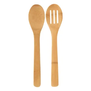 Escaro Eco-Friendly Bamboo <b>Salad</b> Cutlery Set Green <b>Salad</b> Tools - Product Image 1