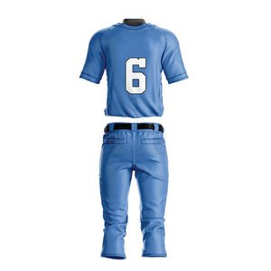 Ensemble d'uniformes de baseball personnalisés avec un design sur mesure pour les équipes de jeunes en tissu léger respirant - Product Image 2