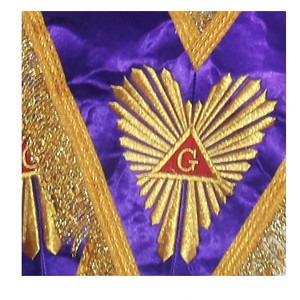 New Collection Wholesale Quality Durable Embroidered Masonic Regalia 30 Degree ASSR Freemason Scottish Rite <b>Pin</b> <b>Badge</b> Safety <b>Pin</b> - Product Image 3