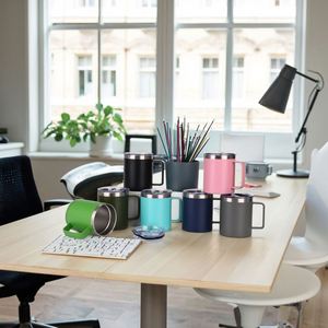 Mug isotherme professionnel personnalisé de 500 ml en acier inoxydable réutilisable pour café et eau, vente en gros d'usine - Product Image 1