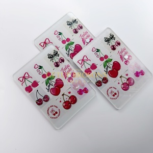 Latest Sustainable Custom Acrylic Lash Tile Magnet Eyelash Extension Tweezers Flower Oval Custom Tiles Available - Product Image 3