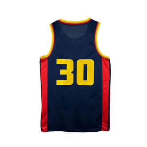 Camiseta de Baloncesto Sublimada Personalizada, Maillot de Baloncesto de Malla de Secado Rápido con MOQ Bajo - Product Image 5