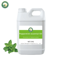 Minyak Esensial Peppermint Alami (Mentha Piperita) Distilasi Uap Bersertifikat GC-MS COA Kelas Makanan untuk Aromaterapi Pijat Grosir