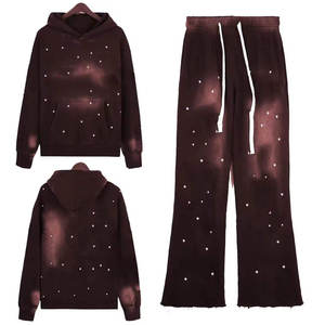 Chándales Deportivos con Capucha Personalizados de Alta Calidad, Ecológicos, para Hombre, con Pedrería, Más Vendidos al por Mayor, Precio Razonable - Product Image 1