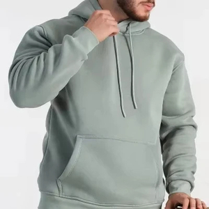 Sudadera con Capucha para Hombre, de Invierno, Gruesa, 100% Algodón, Corte Holgado, con Diseño de Letras Impresas en Relieve y Bolsillos, Cómoda y de Secado Rápido - Product Image 1
