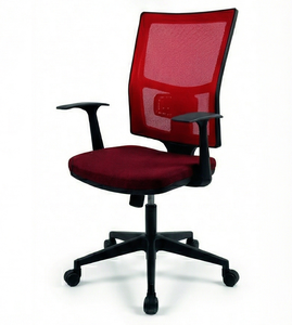 Nouvelle Tendance Chaise de Bureau Ergonomique Liza à Dossier en Maille Moderne, Base Étoile Chromée, Réglable en Hauteur par Vérin à Gaz, Pivotante, Soutien Lombaire, pour Chambre et École - Product Image 4