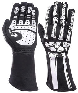 Nomex 2025 Conjunto de ropa deportiva ignífuga XL Guantes de carreras de autos para adultos Guantes de carreras de kart de cuero a prueba de viento e ignífugos - Product Image 1