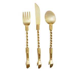 Ensemble de couverts en métal le plus vendu écologique et conçu pour les fêtes à domicile et les hôtels fabriqués à la main en Inde - Product Image 5