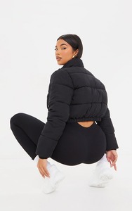 Best Selling ODM Factory-Made Customized Women's <b>Crop</b> Puffer <b>Jackets</b> Customized Logo Made From Best Material - Product Image 2