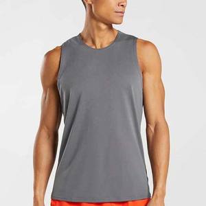 Débardeurs d'entraînement sans manches de qualité supérieure pour homme Conception tricotée respirante taille plus Prix de gros Chemise Streetwear - Product Image 4