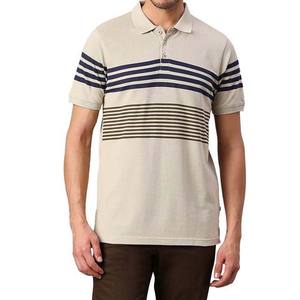 Estilo de calle alta para hombre para Polo Logotipo impreso bordado personalizado Algodón transpirable Tallas grandes Nuevo diseño Camiseta de alta calidad - Product Image 1