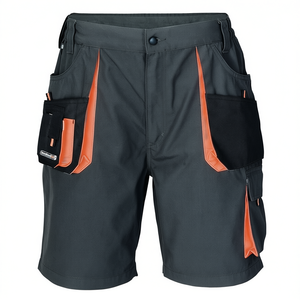 Pantalones Cortos de Seguridad TERRATREND para Hombre, Talla 60, Gris Oscuro/Negro/Naranja, para Equipo de Supervivencia - Product Image 2