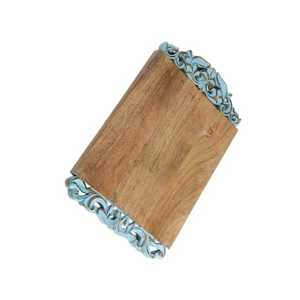 Tabla de madera con mango para queso y tabla de cortar, personalizada para frutas, verduras, queso, Apto para lavavajillas, duradero, fácil de limpiar - Product Image 6