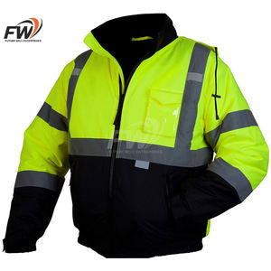 Chaqueta Impermeable para Hombre, de Alta Visibilidad, Color Sostenible, Resistente al Viento, para Senderismo, con Capucha Personalizada de Fábrica - Product Image 1