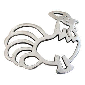 Dessous de plat en aluminium à fleurs décoratives modernes Dessous de plat en métal de table Dessous de plat modernes bon marché Tapis et tampons polis de luxe - Product Image 3