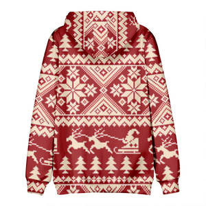 Sweats à capuche de Noël léger pour hommes à la mode avec logo personnalisé de super qualité/couleurs top tendance - Product Image 2