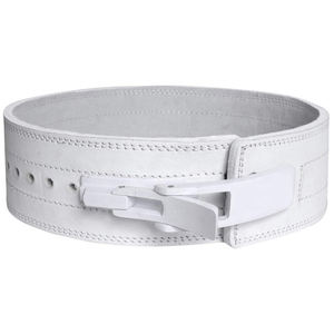 Ceinture en cuir de vachette 4 \ "de 10mm d'épaisseur pour l'haltérophilie Ceinture à boucle à levier en cuir de luxe avec logo personnalisé - Product Image 4