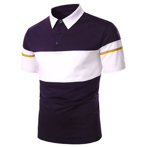 OEM ODM Hombres de alta calidad 100% algodón bordado para Polos de manga corta de negocios Golf camisa de talla grande de lona de verano - Product Image 1