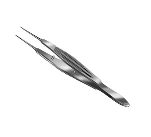 Pinzas de sutura Castroviejo de acero inoxidable, 11 cm, recta, fabricante, calidad alemana - Product Image 3