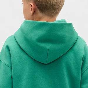 Trendy Boys Plain Color <b>Hoodie</b> With Fleece With Custom Logo Design Cheap Rate 2026 With Breathable and Comfortable Hood And Logo - Product Image 5